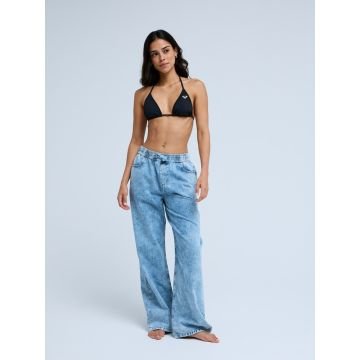 Roxy Saltwater Mid Sunbleached Jean ample pour femme