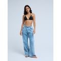 Roxy Saltwater Mid Sunbleached Jean ample pour femme