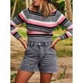Roxy Island Hopper High Lava Short en jean noir pour femme