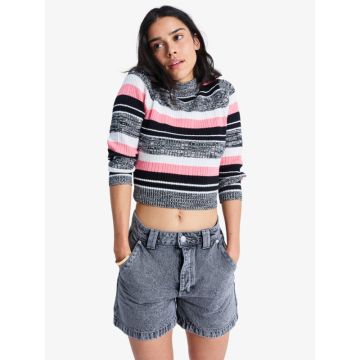 Roxy Island Hopper High Lava Short en jean noir pour femme