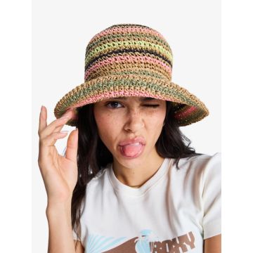 Roxy Candied Peacy Bob en paille colorée pour femme