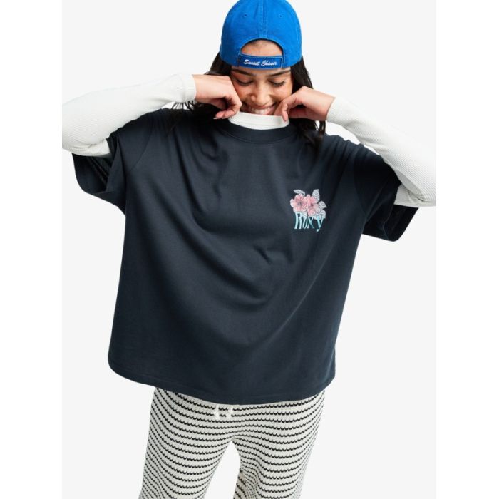 Roxy Talloversize Washed T-shirt à manches courtes pour femme