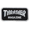 Thrasher patch logo grey black 2026