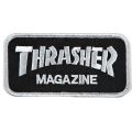 Thrasher patch logo grey black 2026
