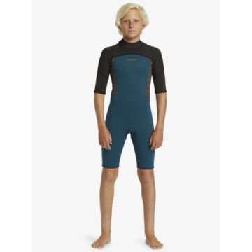 Quiksilver Prologue Boys 2/2 Shorty néoprène back zip à manches courtes pour junior