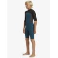 Quiksilver Prologue Boys 2/2 Shorty néoprène back zip à manches courtes pour junior Quiksilver Prologue Boys 2/2 Shorty néoprène back zip à manches courtes pour junior