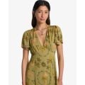 Billabong Jet Set Cedra Green robe midi pour femme Billabong Jet Set Cedra Green robe midi pour femme