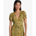 Billabong Jet Set Cedra Green robe midi pour femme Billabong Jet Set Cedra Green robe midi pour femme