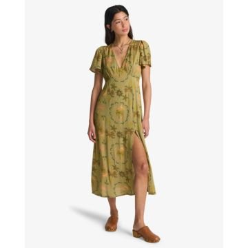 Billabong Jet Set Cedra Green robe midi pour femme