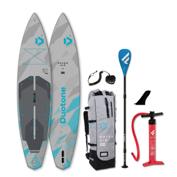 Duotone Raven Air SLS Pack complet Stand Up Paddle gonflable touring/freeracing