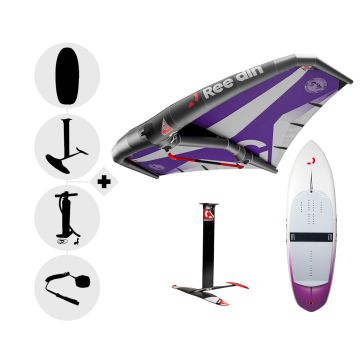 Pack complet Reedin Purenatural 2026 aile de Wingfoil performante et accessible +planche + foil Pack complet Reedin Purenatural 2026 aile de Wingfoil performante et accessible +planche + foil