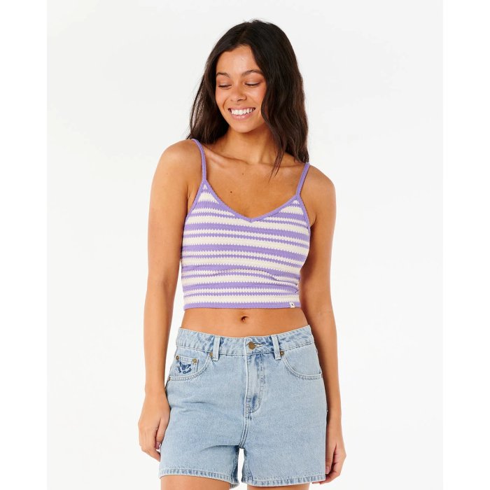RIP CURL Bobbi Stripe Cami T-shirt débardeur pour femme RIP CURL Bobbi Stripe Cami T-shirt débardeur pour femme