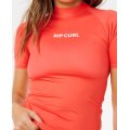 RIP CURL Classic Surf Rashguard tshirt à manches courtes en lycra anti UV UPF50+ pour femme RIP CURL Classic Surf Rashguard tshirt à manches courtes en lycra anti UV UPF50+ pour femme
