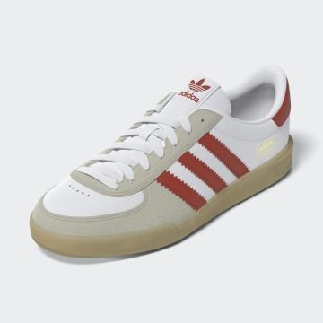 Adidas Glenburn Skateboarding Shoes White Chaussures de Skate et Streetwear Inspirées du Football pour homme