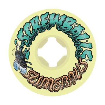 SLIME BALLS Screw Balls Yellow 54mm 99a Roues de skateboard