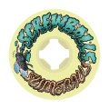 SLIME BALLS Screw Balls Yellow 54mm 99a Roues de skateboard