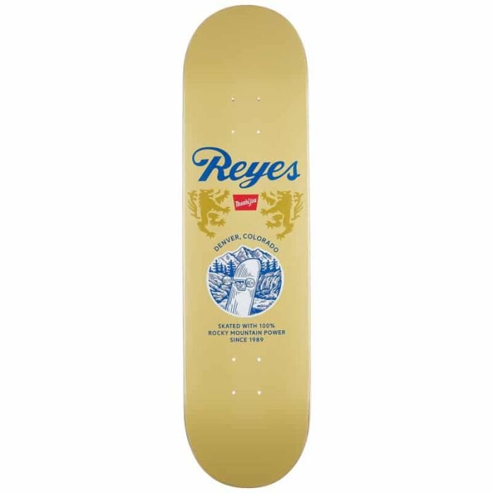 THANK YOU David Reyes Rockies 8.12 Gold Plateau de skateboard THANK YOU David Reyes Rockies 8.12 Gold Plateau de skateboard