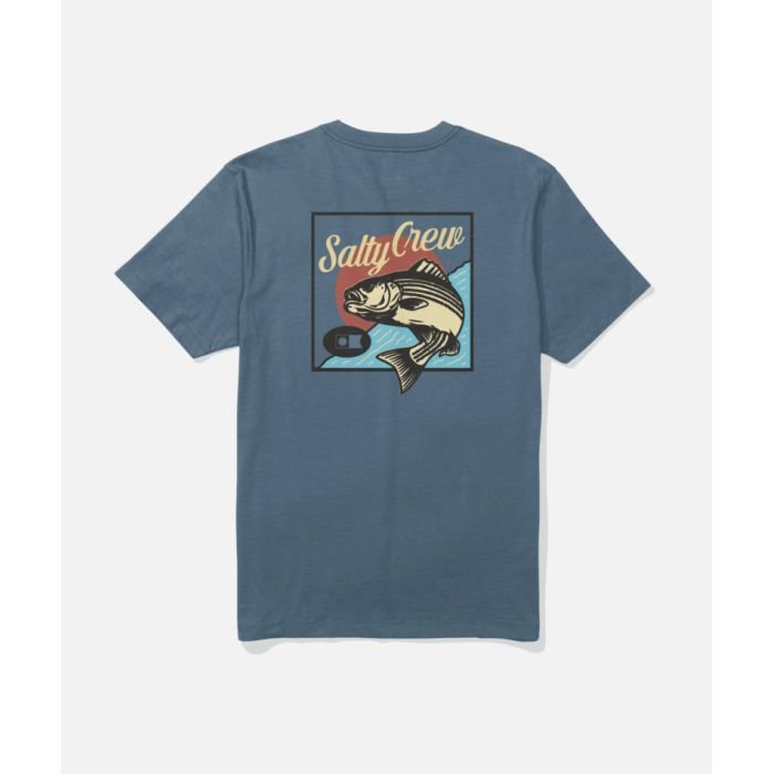 SALTY CREW Striped Slate Tshirt à manches courtes