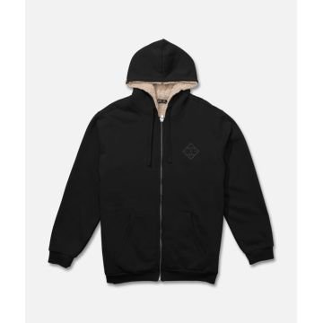 SALTY CREW Coastal Sherpa Fleece Black Sweat polaire