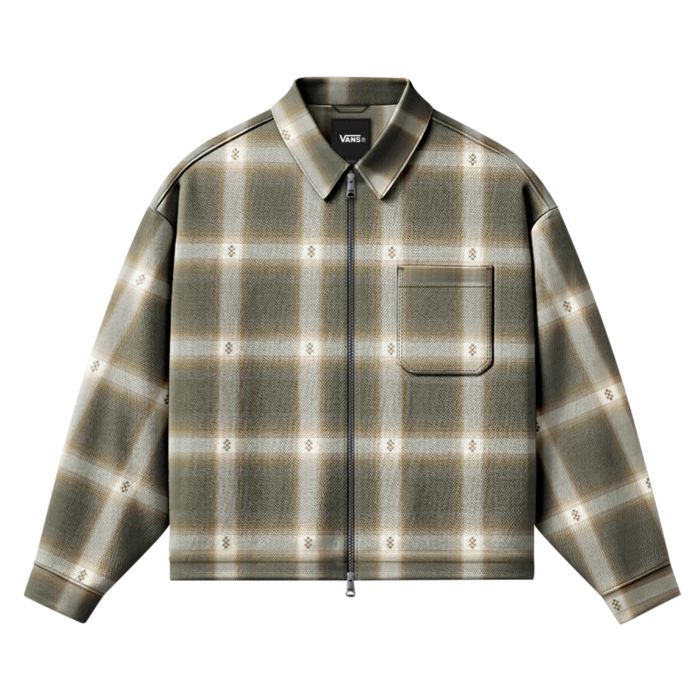 Vans larkspur zip plaid flanelh27 Vans larkspur zip plaid flanelh27