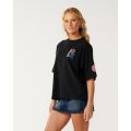 Rip curl surf the world boxy teeh27