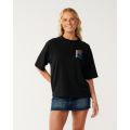 Rip curl surf the world boxy teeh27