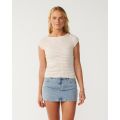 Rip curl bossa nova textured s/s teeh27