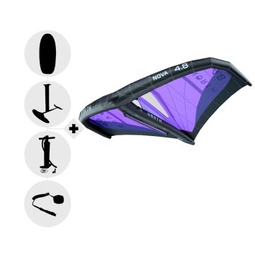 Pack complet NORTH Nova Wing + planche + foil au choix
