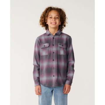 Rip curl count flannel shirt -boyh27