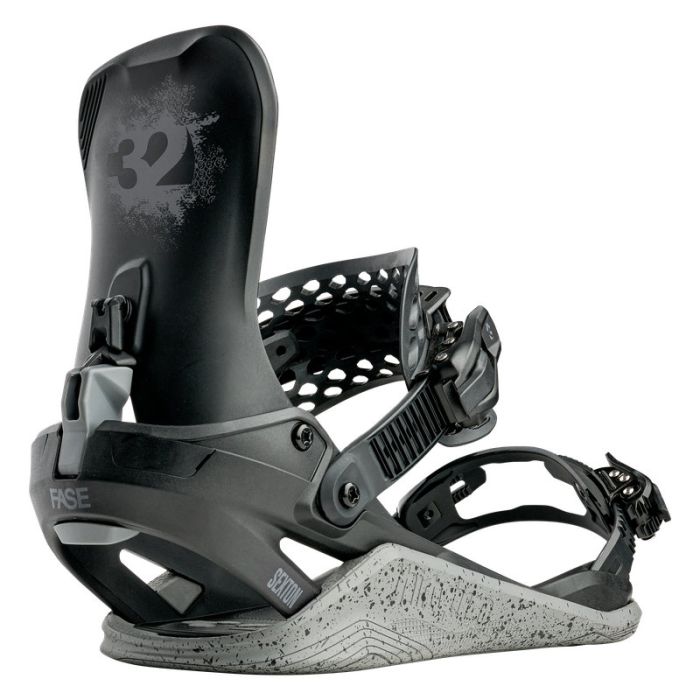 Thirty two basin public fase black/gray Fixation snow h27