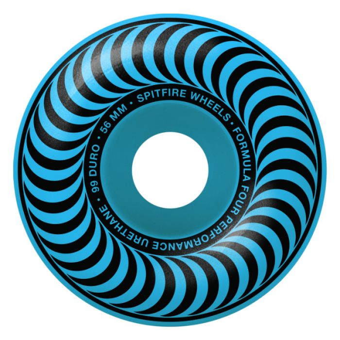 Spitfire Roues 56MM Formula Four 99D Chroma Classic Blue (jeu de 4) Spitfire Roues 56MM Formula Four 99D Chroma Classic Blue (jeu de 4)