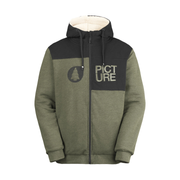 Picture Basement Plush Zip Hoodie sweat zippé à capuche à capuche homme