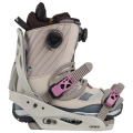 BURTON Citizen Re:Flex 2027 Chinchilla Grey Snowboard Bindings femme