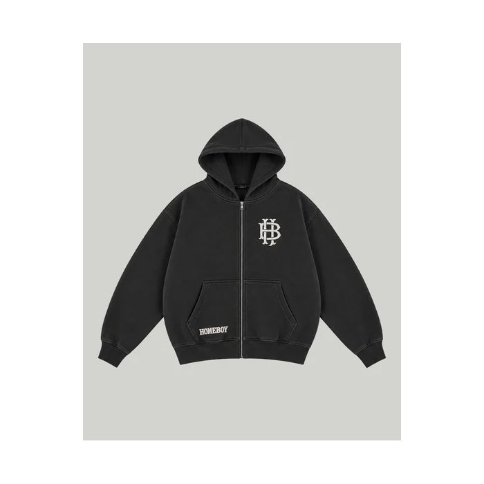 HOMEBOY Monochrom Hooded Jacket Black HOMEBOY Monochrom Hooded Jacket Black
