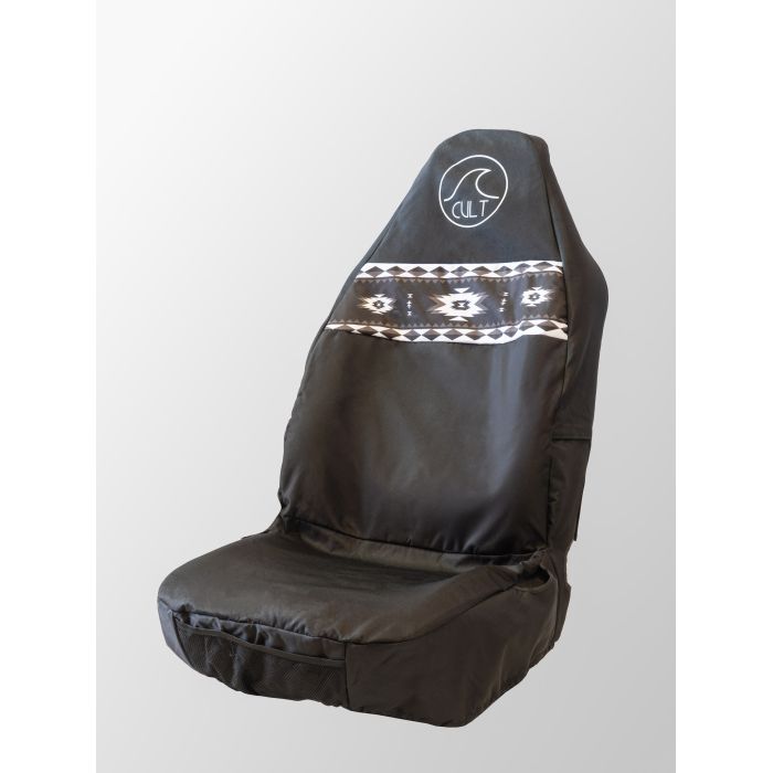 CULT Single Front Seat Cover Aztec Black CULT Single Front Seat Cover Aztec Black