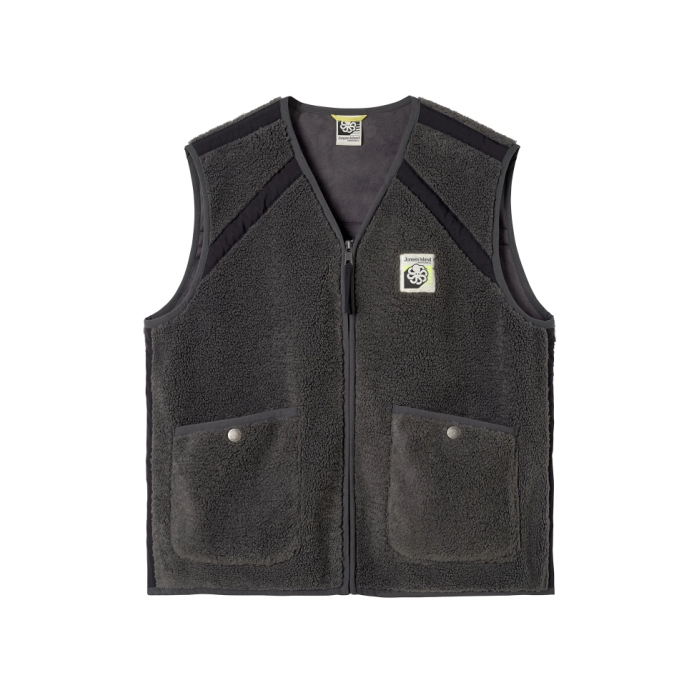 JONSEN ISLAND Sherpa Gilet Bianca Carbon JONSEN ISLAND Sherpa Gilet Bianca Carbon