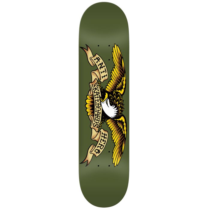 Antihero Classic Eagle 8.38 X 32.56 Dark Green Plateaux de skateboard