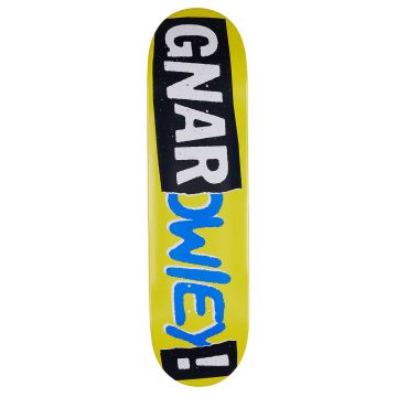 FREE DOME Gnarowley 8.32 Yellow Plateau de skateboard