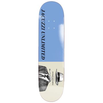 JACCUZI Zander Mitchell Fedora EX7 8.125 x 32 Plateau de skateboard JACCUZI Zander Mitchell Fedora EX7 8.125 x 32 Plateau de skateboard