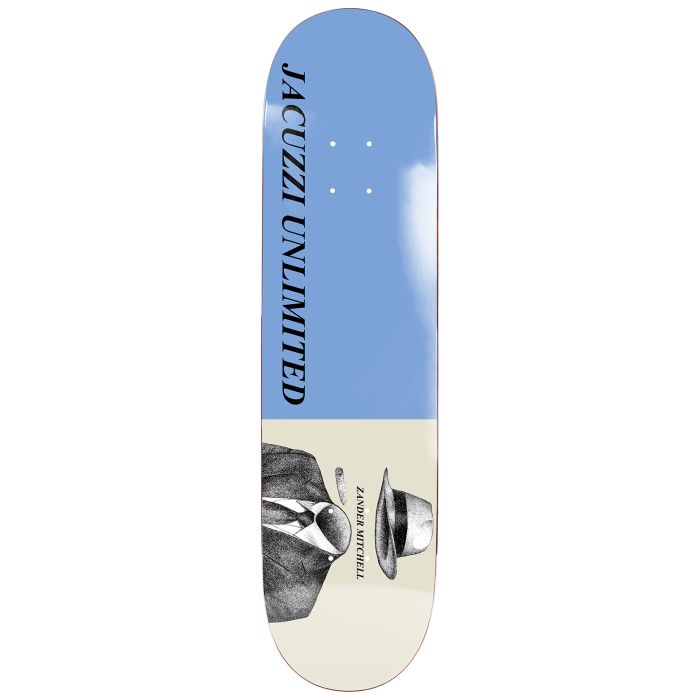 JACCUZI Zander Mitchell Fedora EX7 8.125 x 32 Plateau de skateboard JACCUZI Zander Mitchell Fedora EX7 8.125 x 32 Plateau de skateboard