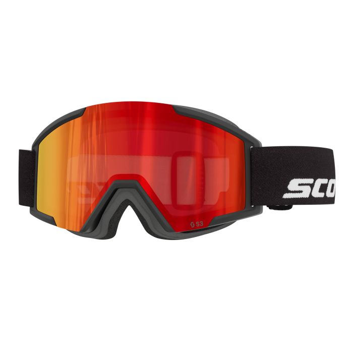 Scott Goggle Shield Pro Junior Black/Red Chrome S3 Masque de ski junior Scott Goggle Shield Pro Junior Black/Red Chrome S3 Masque de ski junior