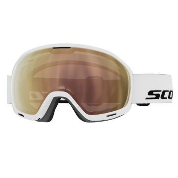 Scott Unlimited II OTG Amps Light Sensitive White Cannelle Chrome S1-3 Masque de ski