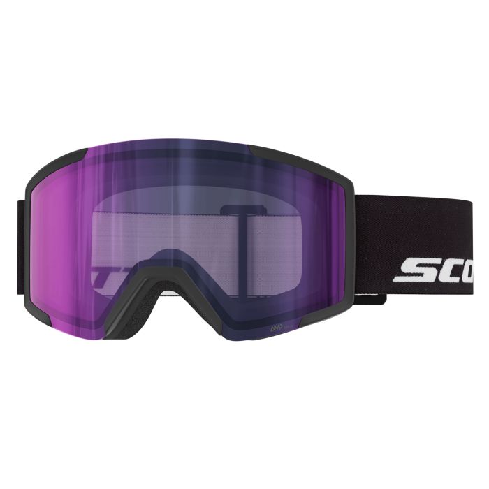 Scott Shield Amp Light Sensitive Black Blue Chrome S2-4 Masque de ski Scott Shield Amp Light Sensitive Black Blue Chrome S2-4 Masque de ski