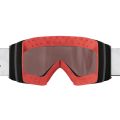 Scott Goggle React Granite Black/White AMP Rouge Chrome S3 Masque de ski