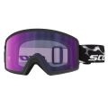 Scott Neo Compact Light Sensitive Granite Black/White AMP Blue Chrome S2-4 Masque de ski