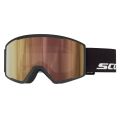 Scott Trace Pro AMP Light Sensitive Black Cannelle Chrome S1-3 Masque de ski