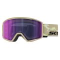 Scott Trace Pro AMP Light Sensitive Beige Mojave Bleu Chrome Chrome S2-4 Masque de ski