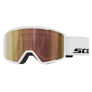 Scott Trace Pro AMP Light Sensitive White Cannelle Chrome S1-3 Masque de ski