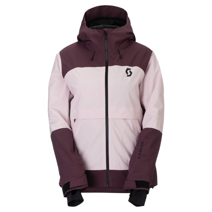 Scott Ultimate Dryo 10 Rose Cire Rouge Cacao Veste de ski/snowboard femme