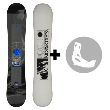 Pack Snowboard Salomon Pulse 2027 + Fixations au choix